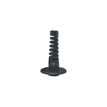 Kit passe-paroi R5 nylon noir pour tuyau hydraulique 3/8"