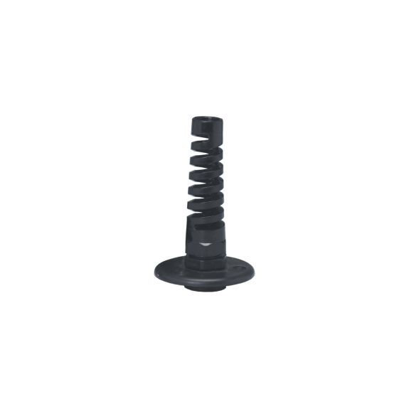 Kit passe-paroi R5 nylon noir pour tuyau hydraulique 3/8"