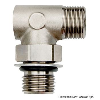 Raccord orientable 90° AF90 pour pompes Ultraflex