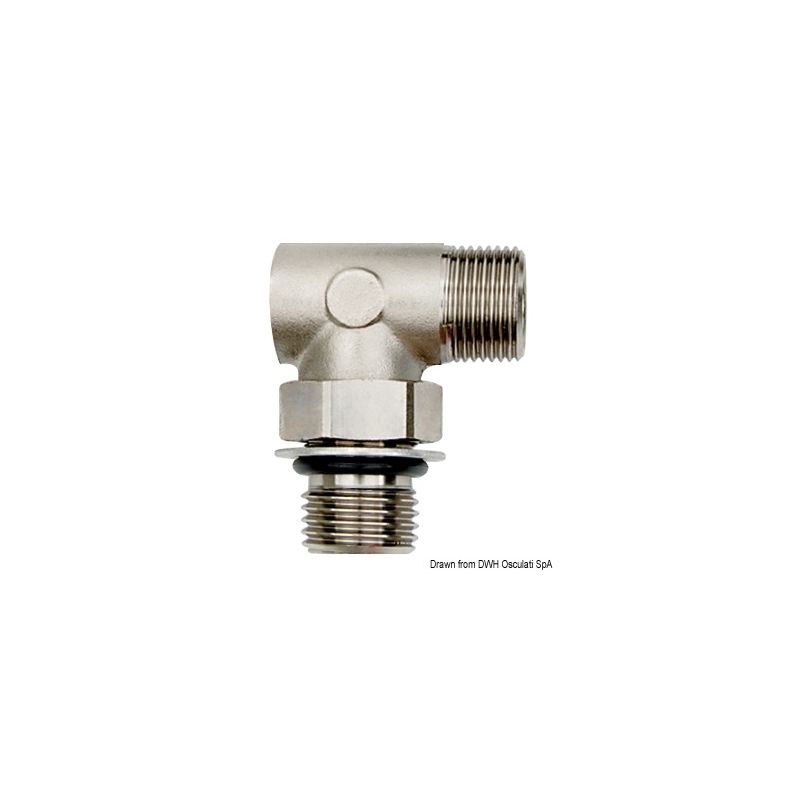 Raccord orientable 90° AF90 pour pompes Ultraflex