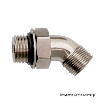 Raccord orientable 45° AF45 pour pompes Ultraflex