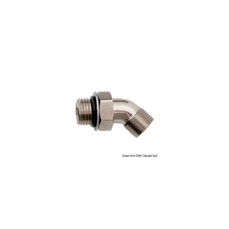 Raccord orientable 45° AF45 pour pompes Ultraflex
