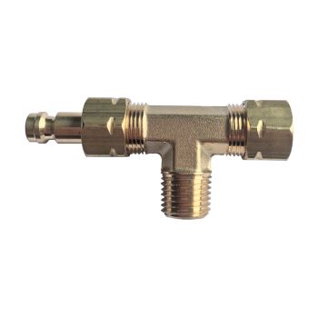 Raccord en T de purge VFN38 3/8" pour vérin Ultraflex