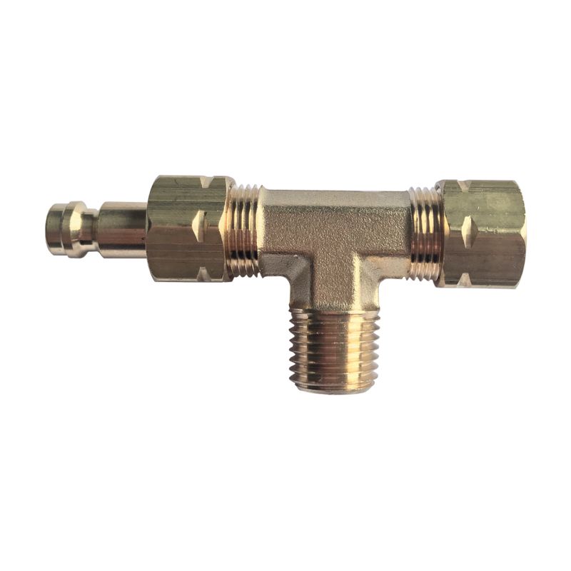 Raccord en T de purge VFN38 3/8" pour vérin Ultraflex