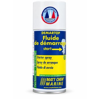 Fluide de démarrage Demartop – aérosol 150 ml – démarrage en quelques secondes – Matt Chem