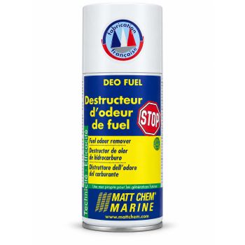 Destructeur d'odeurs de fuel Deo Fuel – aérosol 150 ml – parfum végétal – Matt Chem
