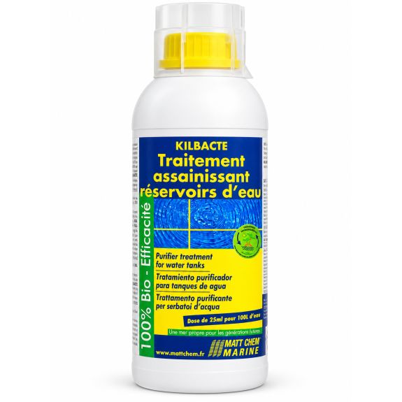 Traitement assainissant réservoir d'eau propre KILBACTE - 1 L – Matt Chem