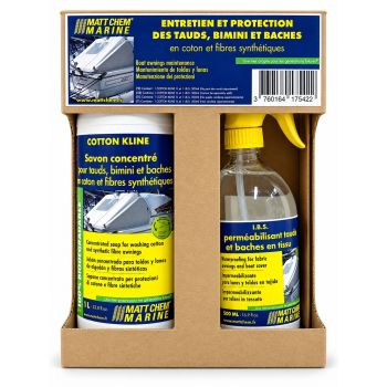 Kit entretien tauds tissus et polyester – Matt Chem