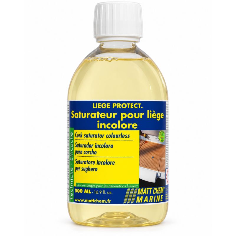 Saturateur incolore pour liège Liège Protect – 500 ml – Matt Chem