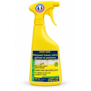 Effaceur de traces noires sur gelcoat et peinture More Nine – spray 600 ml – Matt Chem