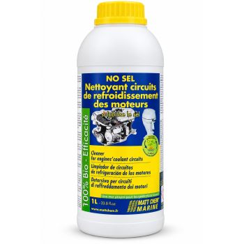 Nettoyant concentré circuits de refroidissement No Sel – 1 litre – solubilise le sel – inhibiteur de corrosion – Matt Chem