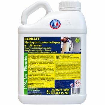 Nettoyant végétal défenses et pneumatiques Parbatt' – 5 litres – Matt Chem