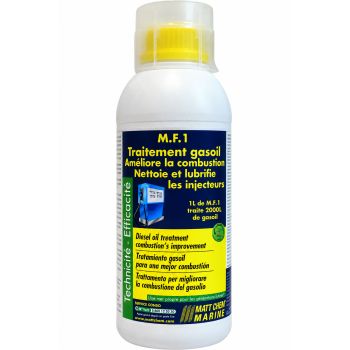 Traitement améliorant la combustion gasoil M.F.1 – 1 litre – nettoie et lubrifie les injecteurs – Matt Chem