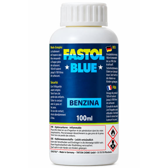 Fastol Blue Essence - additif carburant essence - 100 ml