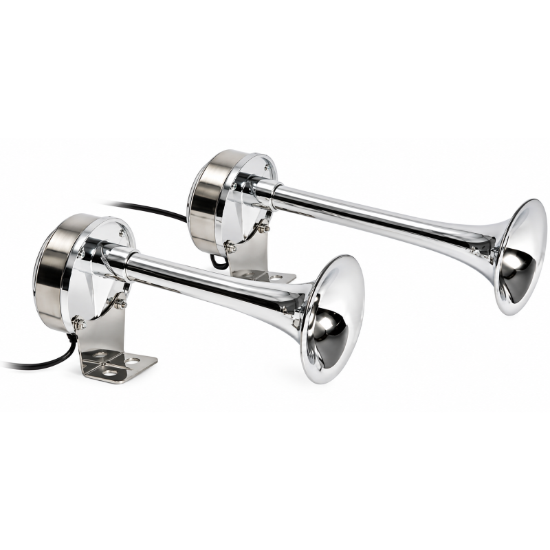 Avertisseur sonore à trompe double 12V pour bateau - Osculati