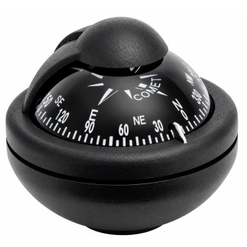 Compas Comet 2" sur étrier orientable boîtier noir - RIVIERA