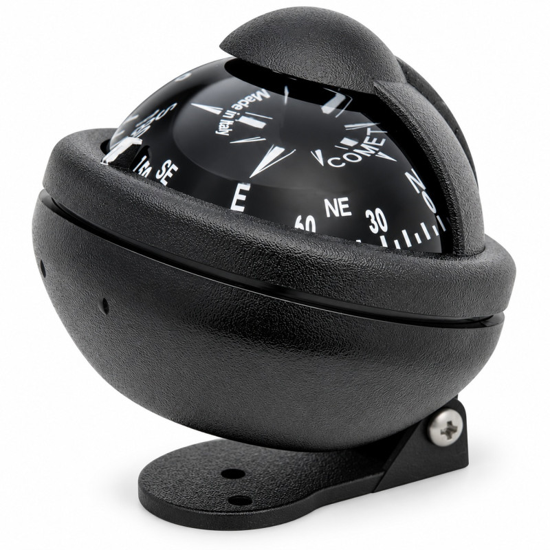 Compas Comet 2" sur étrier orientable boîtier noir - RIVIERA