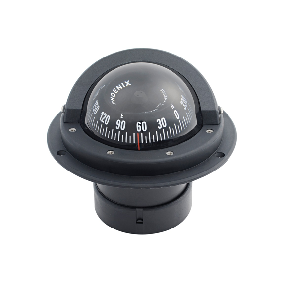Compas encastré Zenith BH1/AV 3" haute vitesse, boîtier noir, rose noire - RIVIERA