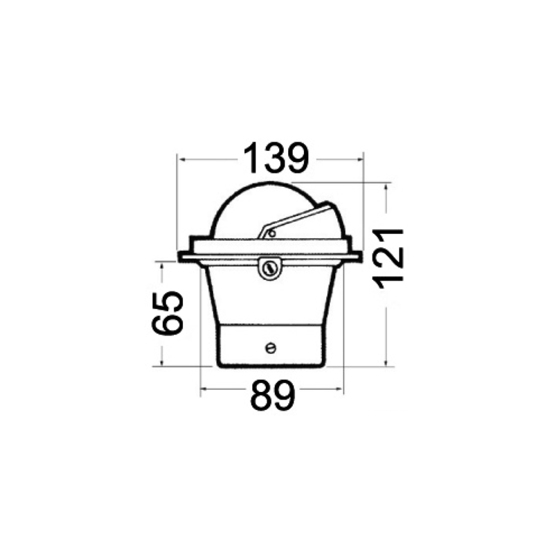 Compas encastré Zenith BH1/AV 3" haute vitesse, boîtier noir, rose noire - RIVIERA