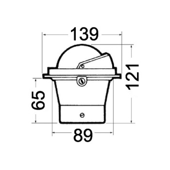 Compas encastré Zenith BH1/AV 3" haute vitesse, boîtier noir, rose noire - RIVIERA