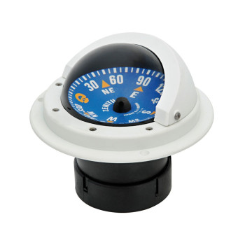 Compas encastré Zenith BZ1/AVB 3" haute vitesse lecture verticale , boîtier blanc, rose bleue - RIVEIRA