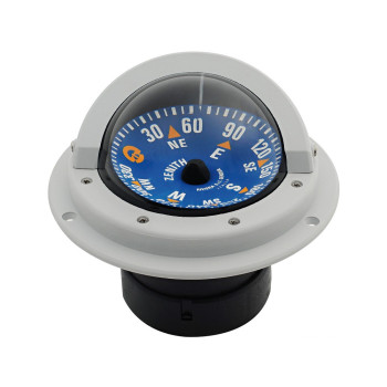 Compas encastré Zenith BZ1/AVG 3" haute vitesse lecture verticale, boîtier gris, rose bleue - RIVIERA