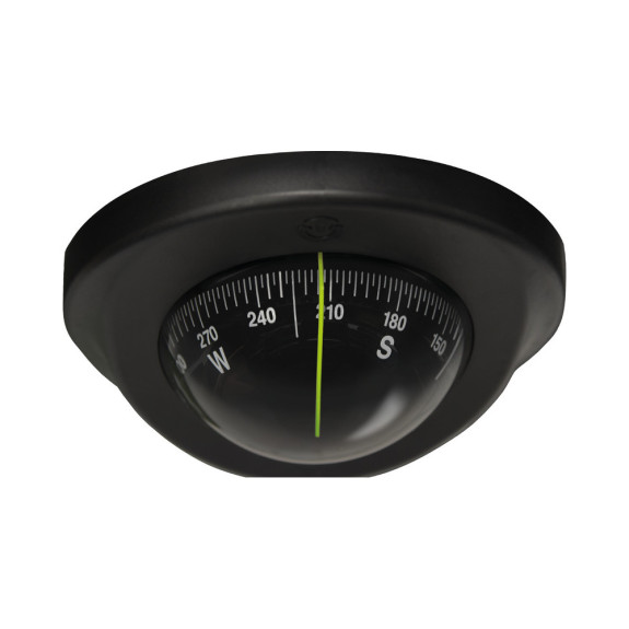 Compas de plafond Astra 4" haute vitesse, encastré, éclairé 12 V, boîtier noir, rose noire - RIVIERA