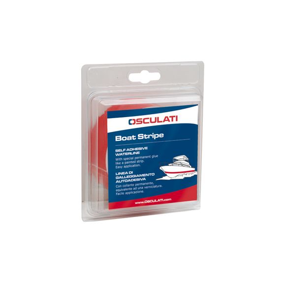 Bande adhésive de ligne de flottaison unie blanche, largeur 15 mm, rouleau de 10 m