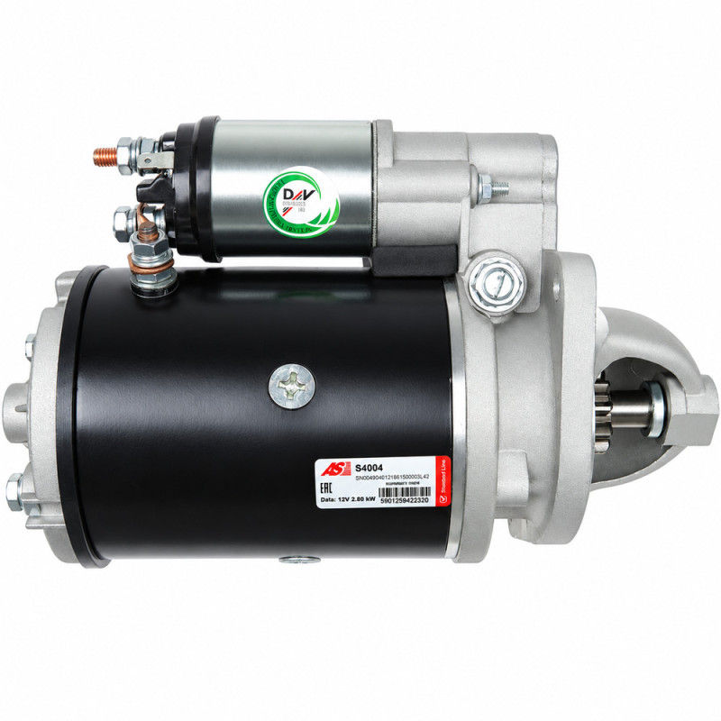 Démarreur 12V 2,8 kW pour Perkins, Ford, Massey...