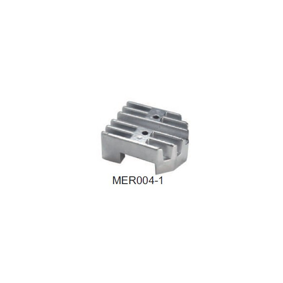 Anode plaque Mercruiser Alpha one/gen2, Bravo 1 et 2  rainurée