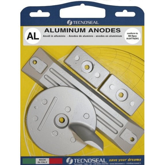 Kit anodes Alu Honda 75 à 225CV
