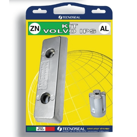 Kit Anodes aluminium pour EMBASE Volvo IPS