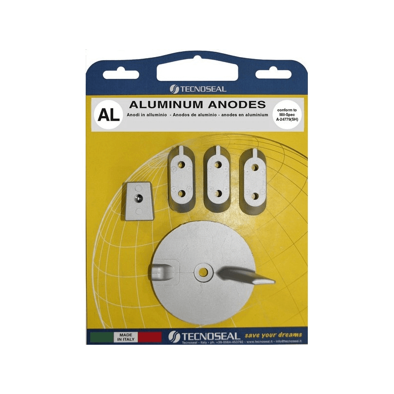 Kit anodes Aluminium Yamaha F40 à F60