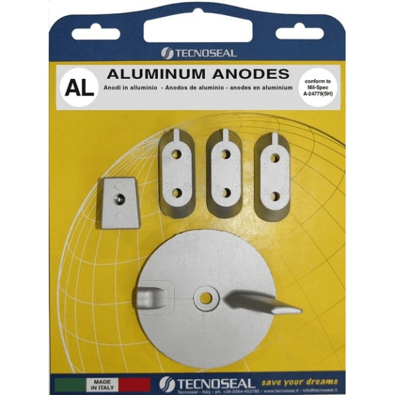 Kit anodes Aluminium Yamaha F40 à F60
