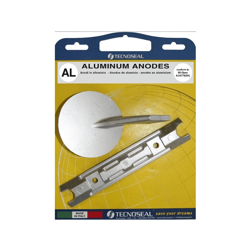 Kit anodes Aluminium Yamaha F60 à F90