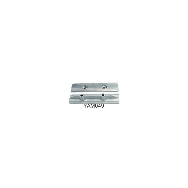 Anode Plaque arrière Zinc Sterndrive Yamaha