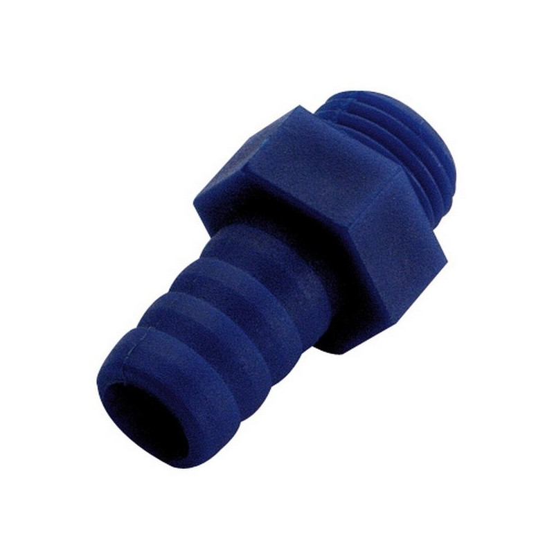 Raccord plastique  Droit 1/4" - 10mm