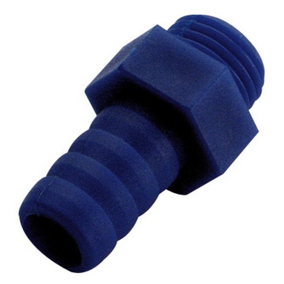 Raccord plastique  Droit 1/4" - 10mm