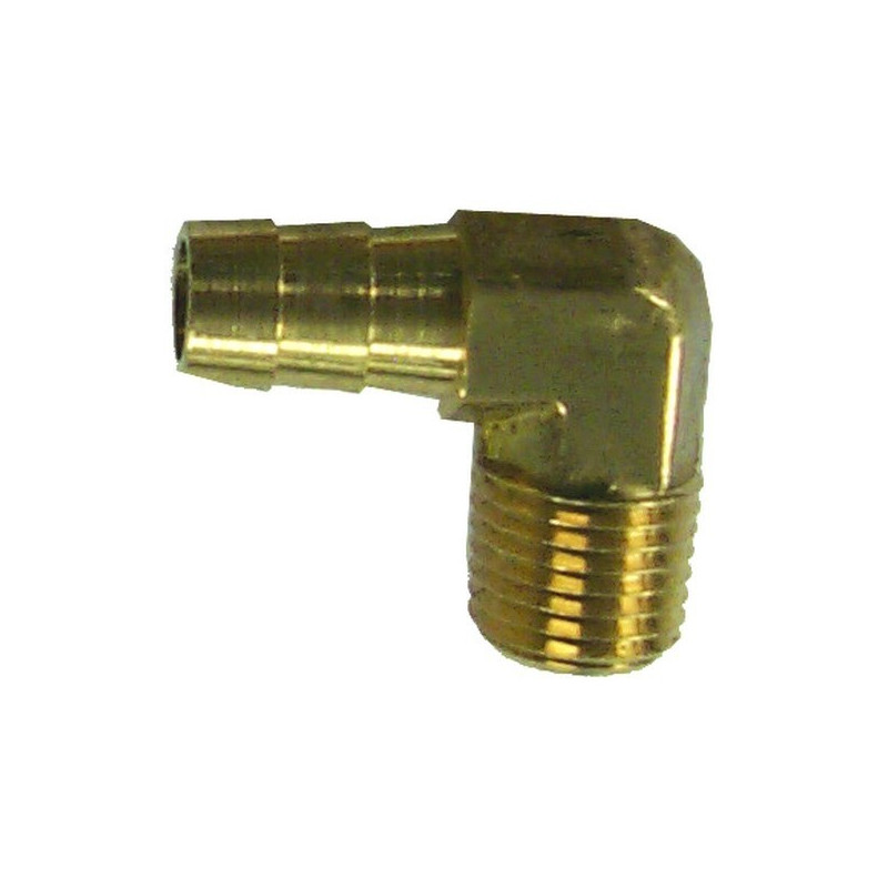 Raccord Essence Coude Cannele 1/4" D10mm