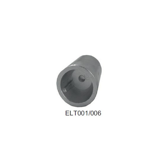 Anode zinc arbre d'hélice à clavette diamètre 50 mm