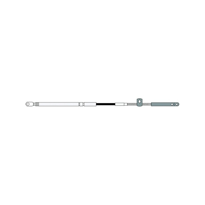 Câble de Commande Mercury CC189 -  17 Pieds -...