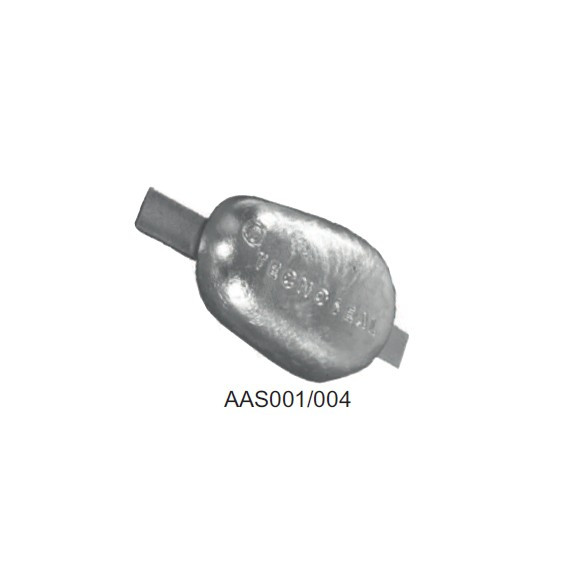 Anode à souder 140 x 95 mm