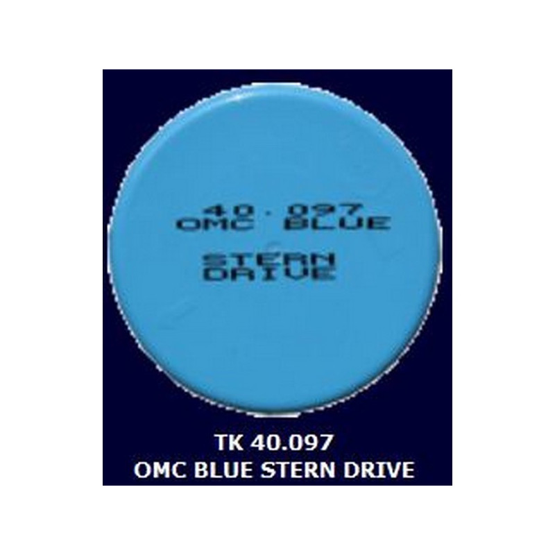 Peinture moteur Omc Bleu Stern Drive