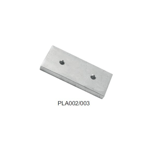 Anode plaque 2 trous - petit modèle.