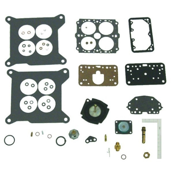Kit Carbu  Holley 4 corps OMC V8 Volvo 5.0L et 5.8L Fi/FL/Fsi