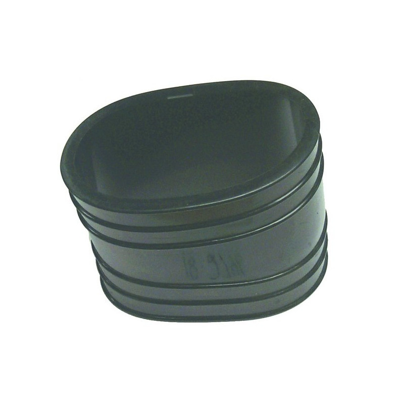 Soufflet d'échappement bas oval diamètre 102mm...