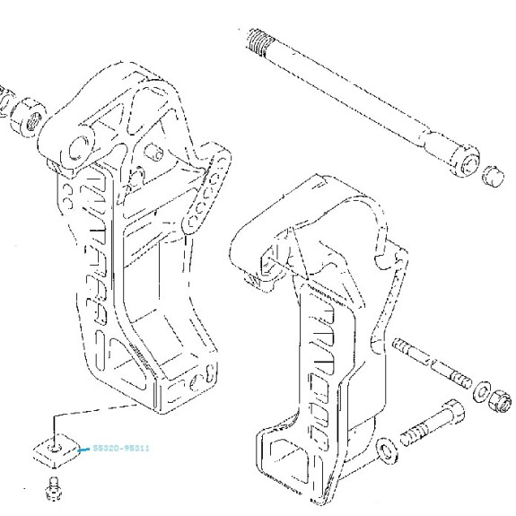 Anode plaque aluminium Suzuki de 4 à 300 cv