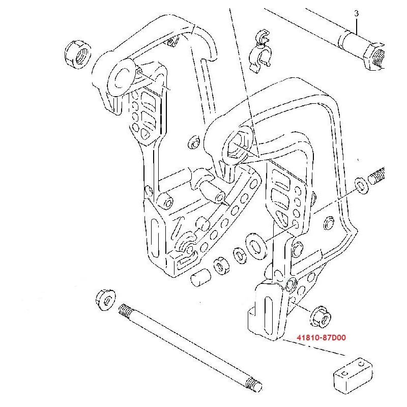 Anode cube Suzuki DT90 à DT225