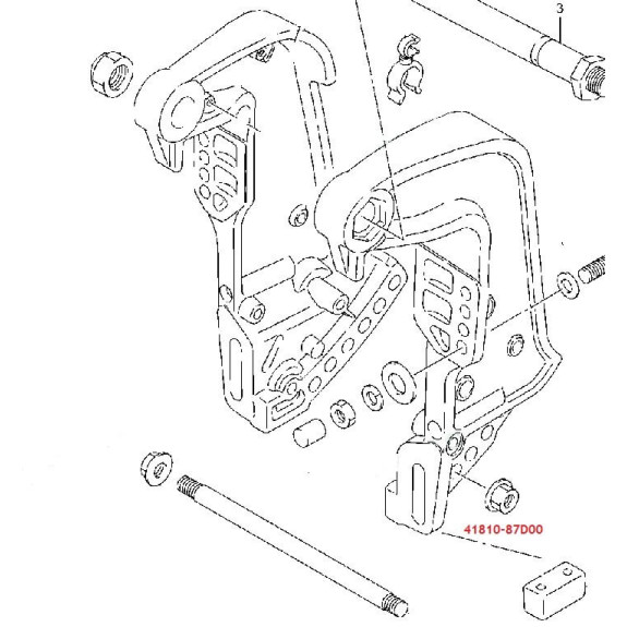 Anode cube Suzuki DT90 à DT225