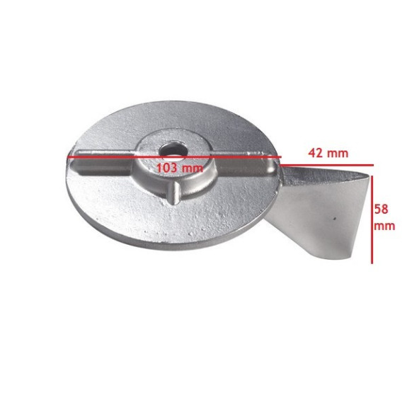 Anode dérive Mercury  60cv